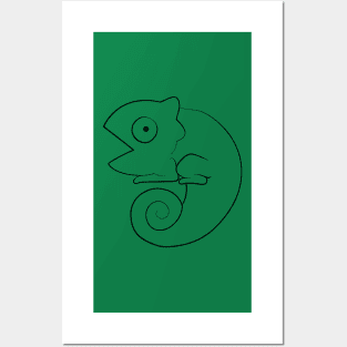 Chameleon Posters and Art